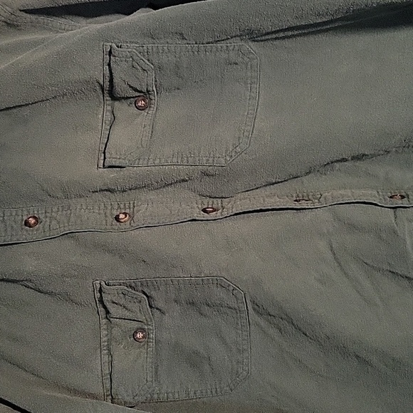 Outdoor Life LEVI'S Green Casual Button Down Shirt Men's Size S Comfort Casual - Picture 4 of 7